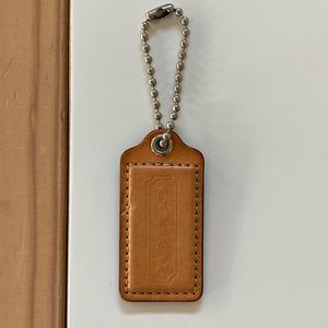 Coach Vacchetta Leather Bag Tag